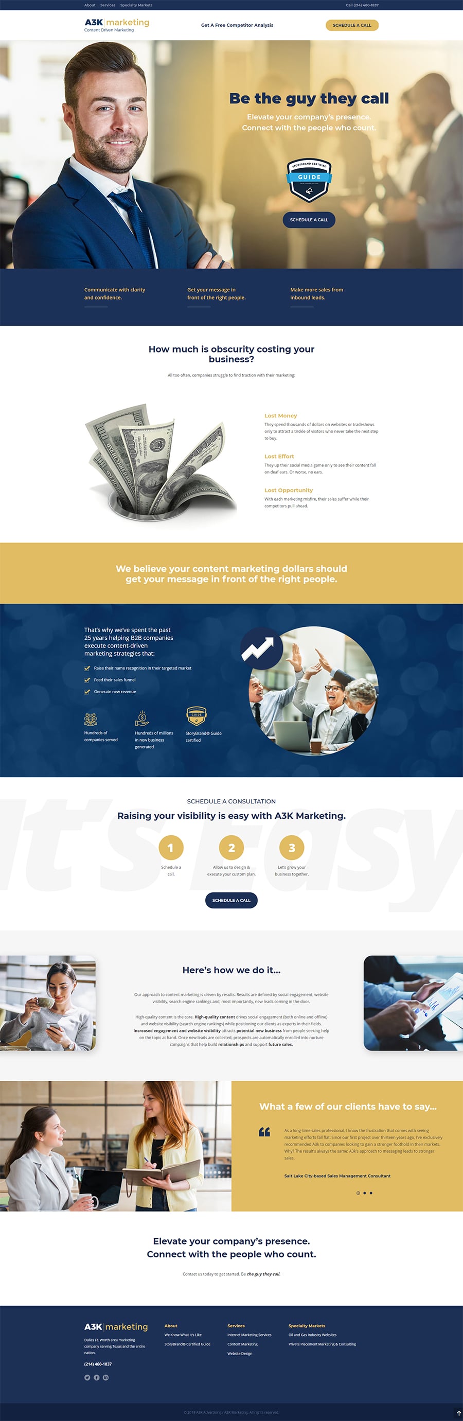 Dallas Storybrand Certified Guide