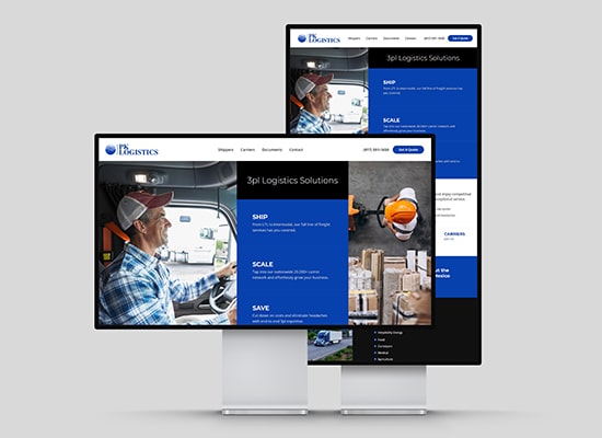 Logistics Company Web Design