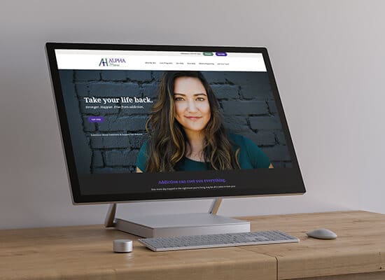 Drug Treatment Services Website Design