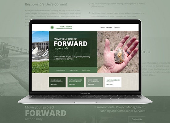 Environmental & Planning Compliance Website Design