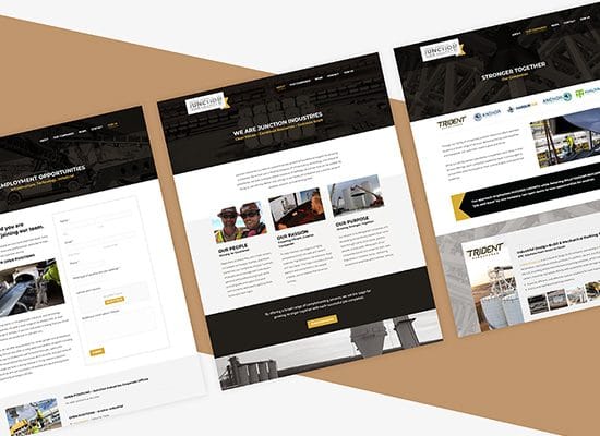 Industrial Company Website Design