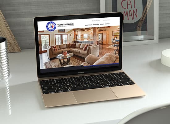 Concrete Home Builder Website Design