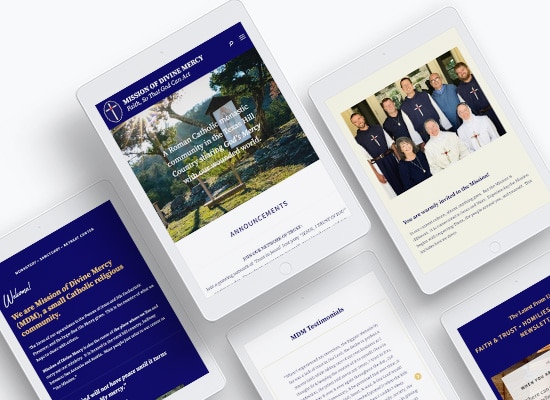 Catholic Mission Website Design