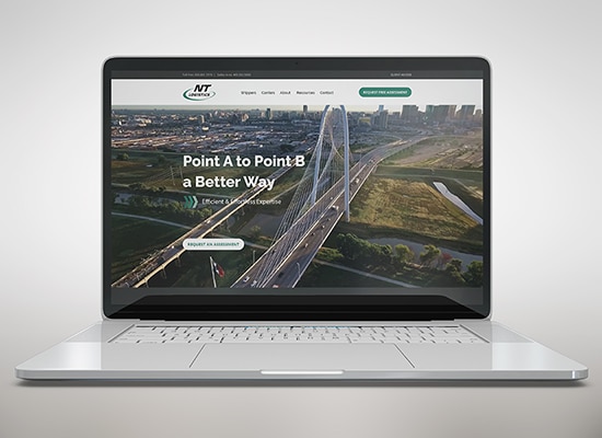 Logistics Company Website Design in New Braunfels