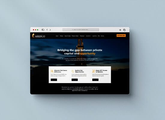 Oil & Gas Website Design & Investor Portal