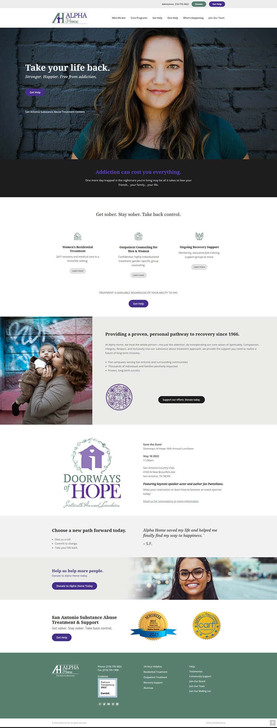 san antonio non profit website design