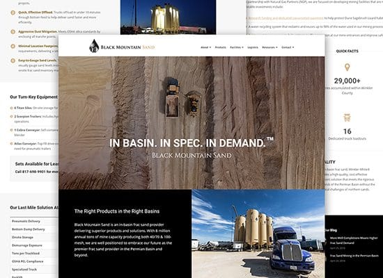 Oil & Gas Website Design