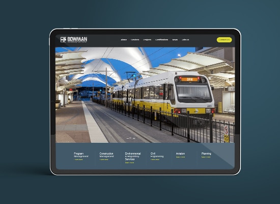 Civil Engineering Company Web Design